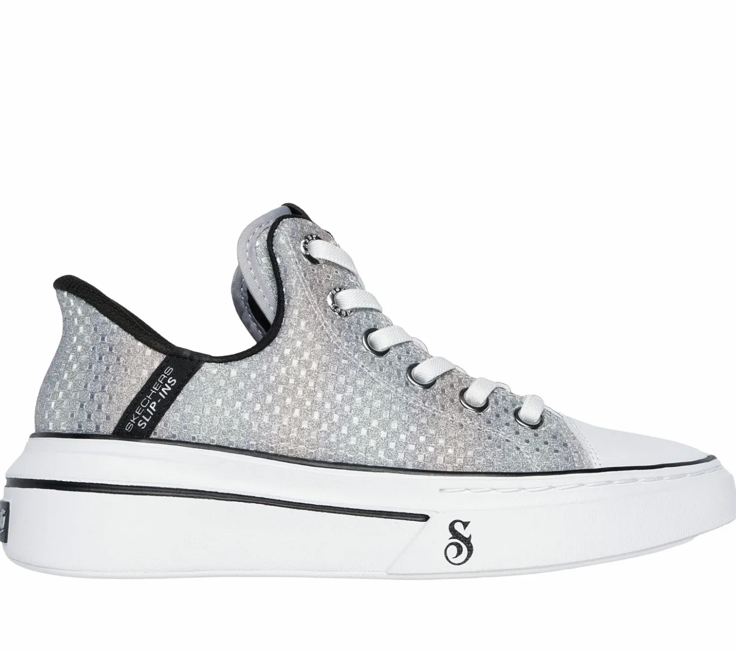 Hands Free Slip-Ins|Casual Sneakers<SKECHERS Slip-ins: Snoop One - Disco Snoop SILVER / MULTI