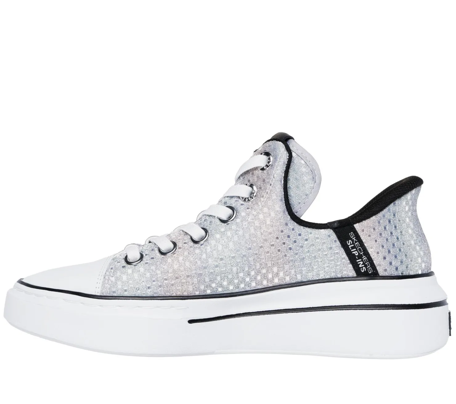 Hands Free Slip-Ins|Casual Sneakers<SKECHERS Slip-ins: Snoop One - Disco Snoop SILVER / MULTI