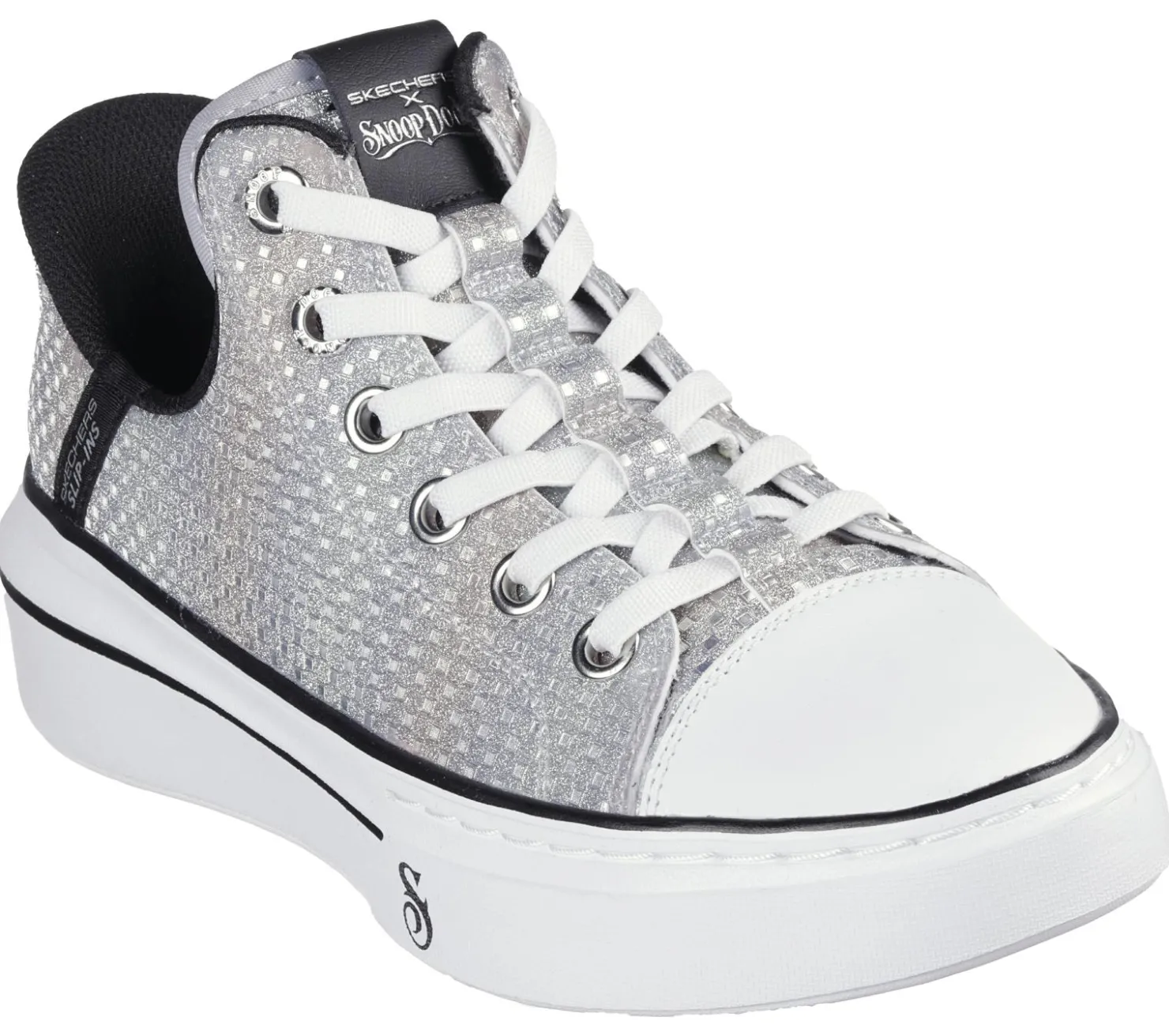 Hands Free Slip-Ins|Casual Sneakers<SKECHERS Slip-ins: Snoop One - Disco Snoop SILVER / MULTI