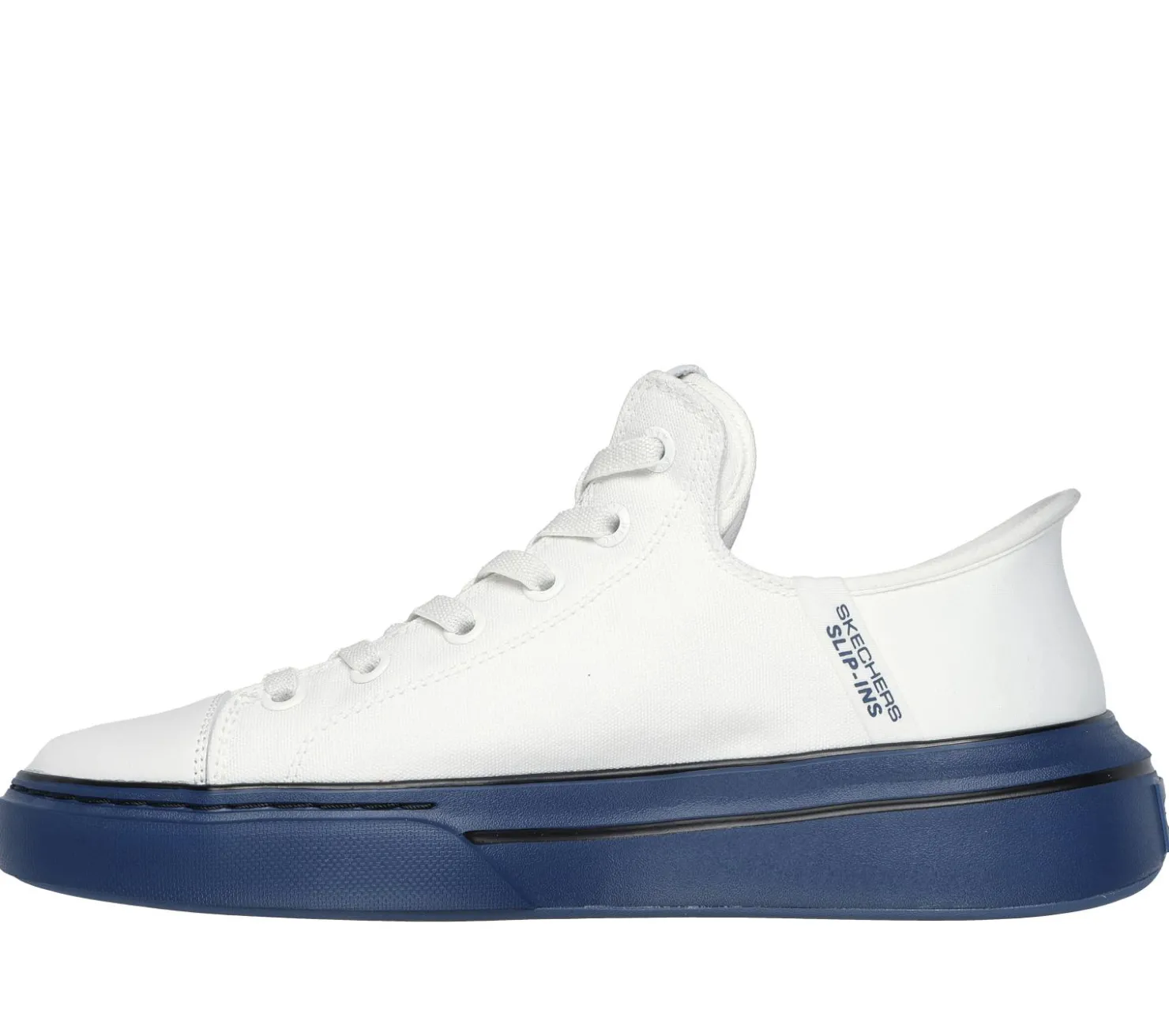 Hands Free Slip-Ins|Casual Sneakers<SKECHERS Slip-ins: Snoop One - OG Tela WHITE / NAVY