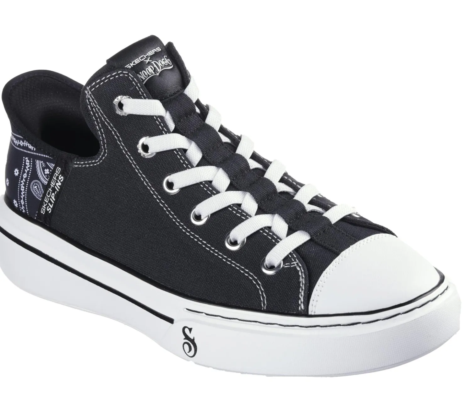 Canvas Shoes|Hands Free Slip-Ins<SKECHERS Slip-ins: Snoop One - OG Canvas BLACK