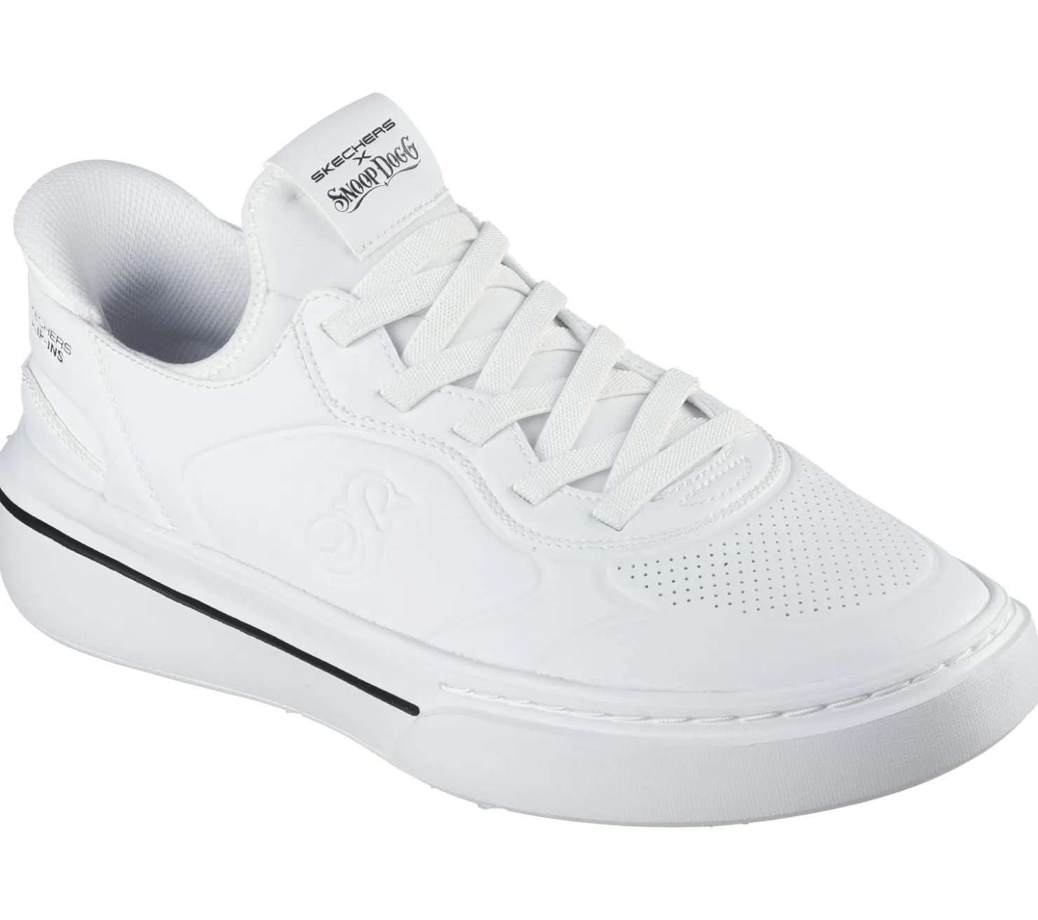 Hands Free Slip-Ins<SKECHERS Slip-ins: Snoop One - Next Episode WHITE