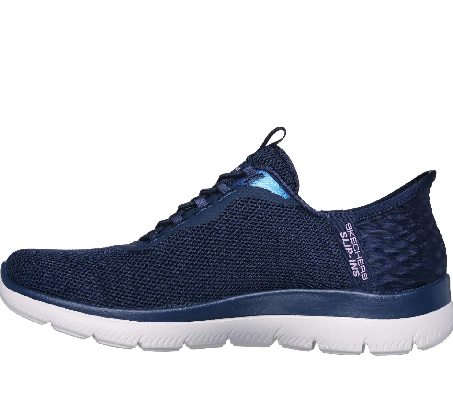 Hands Free Slip-Ins|Athletic Sneakers<SKECHERS Slip-ins: Summits - Smooth Strides NAVY / LAVENDER