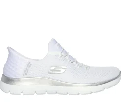Hands Free Slip-Ins|Athletic Sneakers<SKECHERS Slip-ins: Summits - Diamond Dream WHITE / SILVER