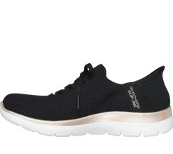 Hands Free Slip-Ins|Athletic Sneakers<SKECHERS Slip-ins: Summits - Night Chic BLACK / ROSE GOLD