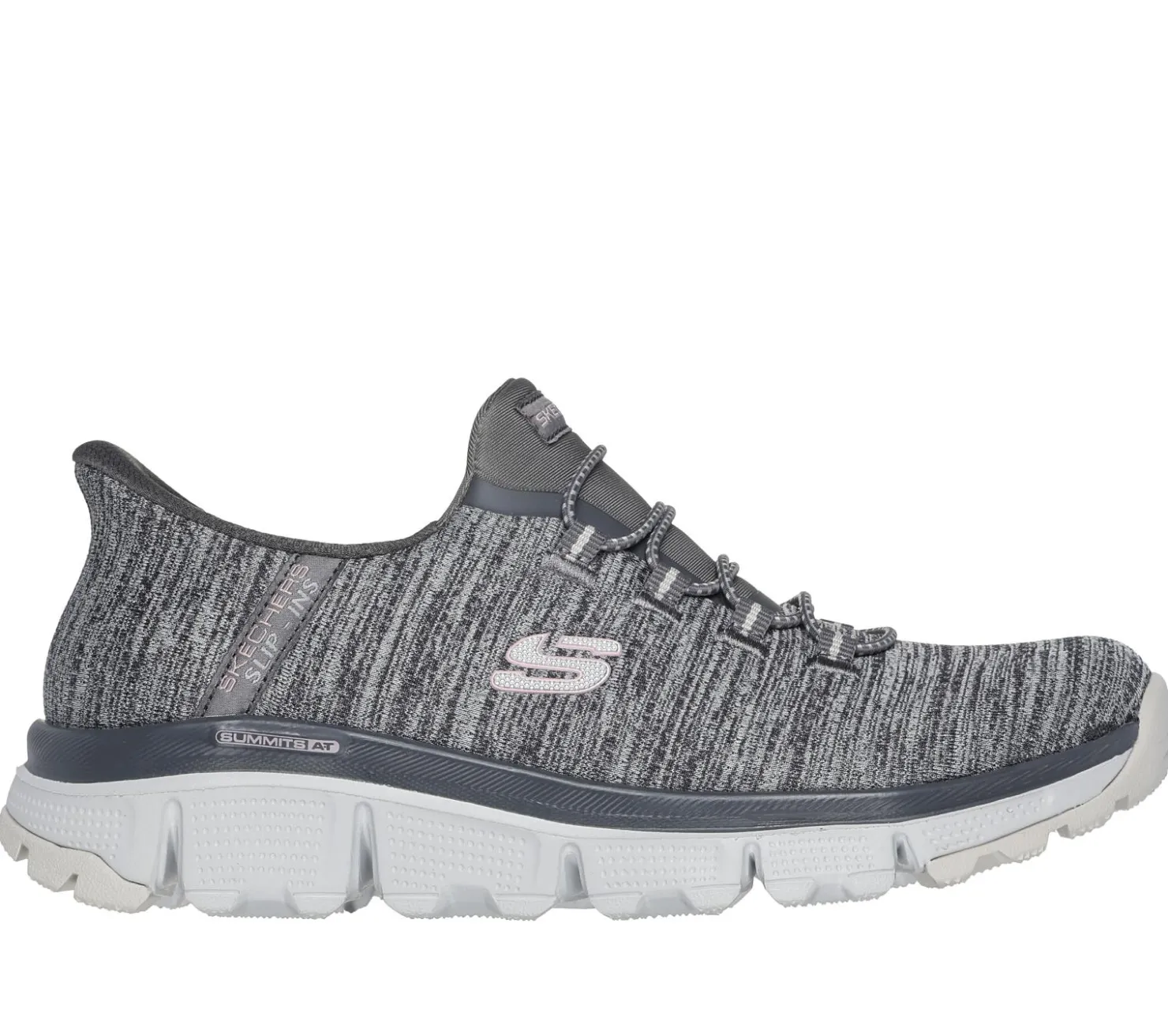 Hands Free Slip-Ins|Athletic Sneakers<SKECHERS Slip-ins: Summits AT - Sespe GRAY / PINK