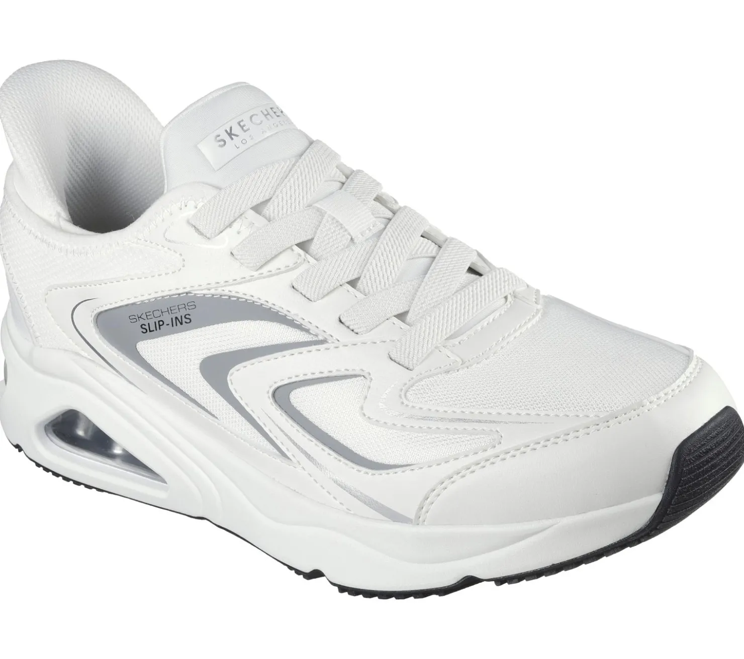 Hands Free Slip-Ins|Casual Sneakers<SKECHERS Slip-ins: Tres-Air Uno - Vision-Airy WHITE / GRAY
