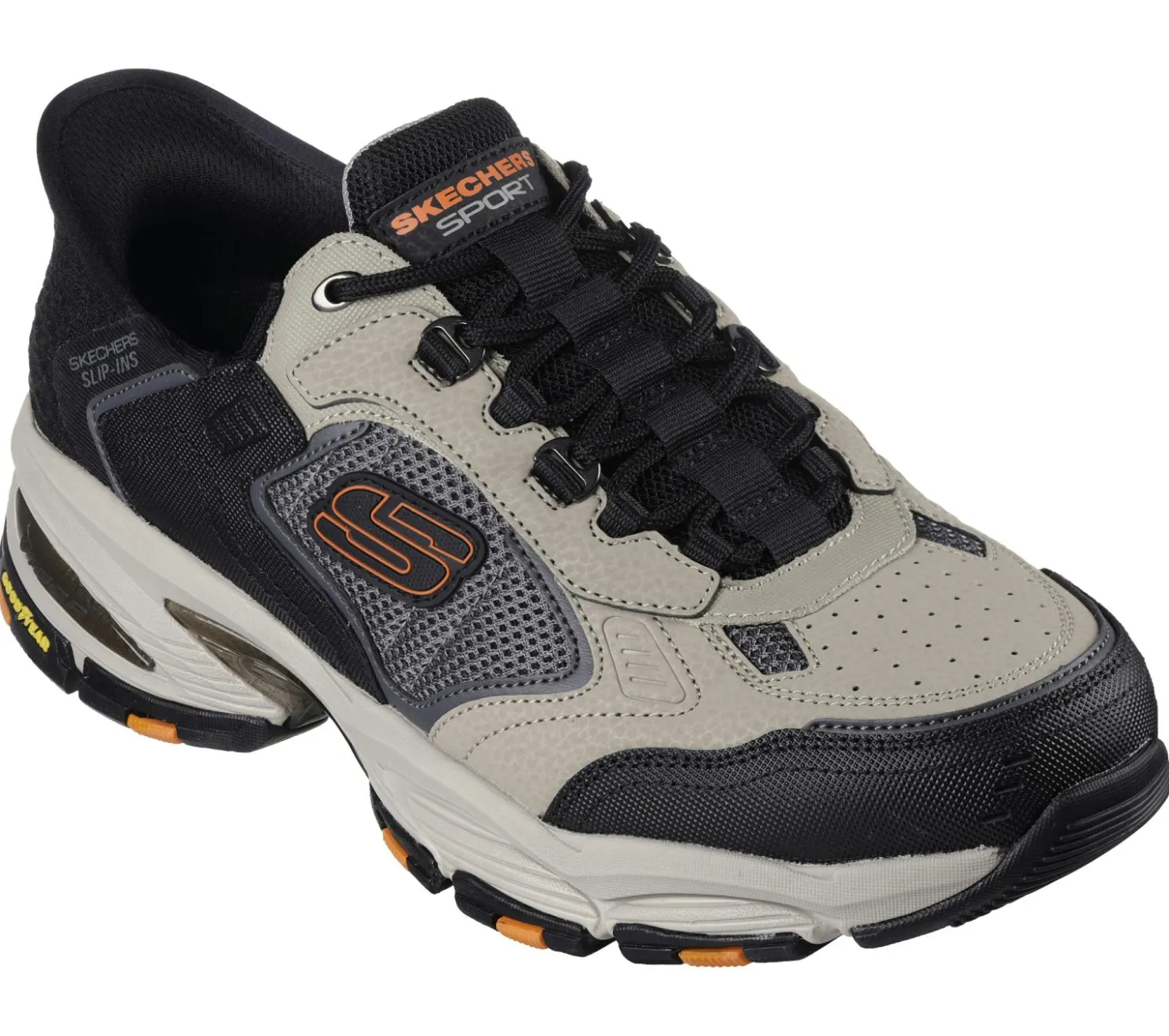 Hands Free Slip-Ins|Athletic Sneakers<SKECHERS Slip-ins: Vigor 3.0 - Drafting TAUPE / BLACK