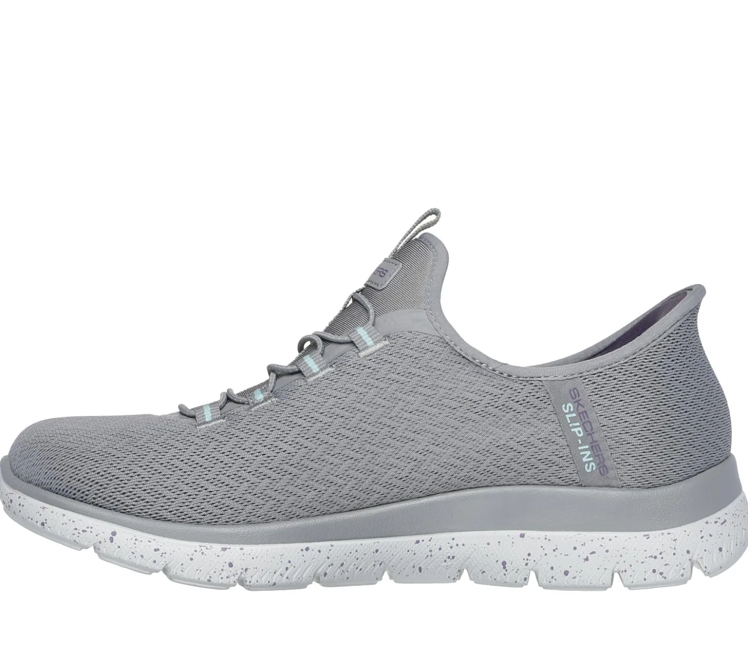 Hands Free Slip-Ins|Athletic Sneakers<SKECHERS Slip-ins Waterproof: Summits - Best Choice GRAY / AQUA