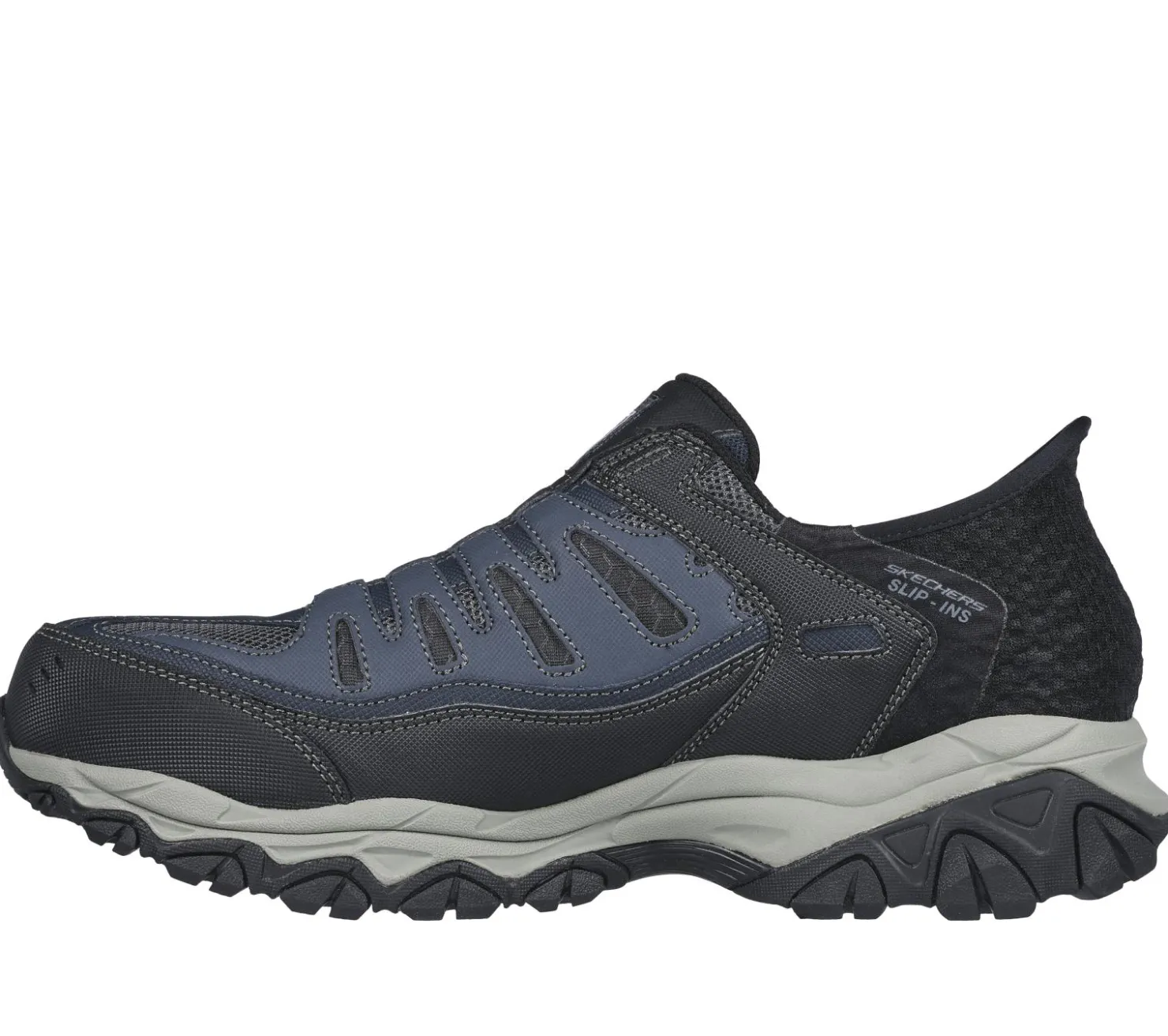 Work & Safety|Hands Free Slip-Ins<SKECHERS Slip-ins Work: Cankton - Faison NAVY / GRAY