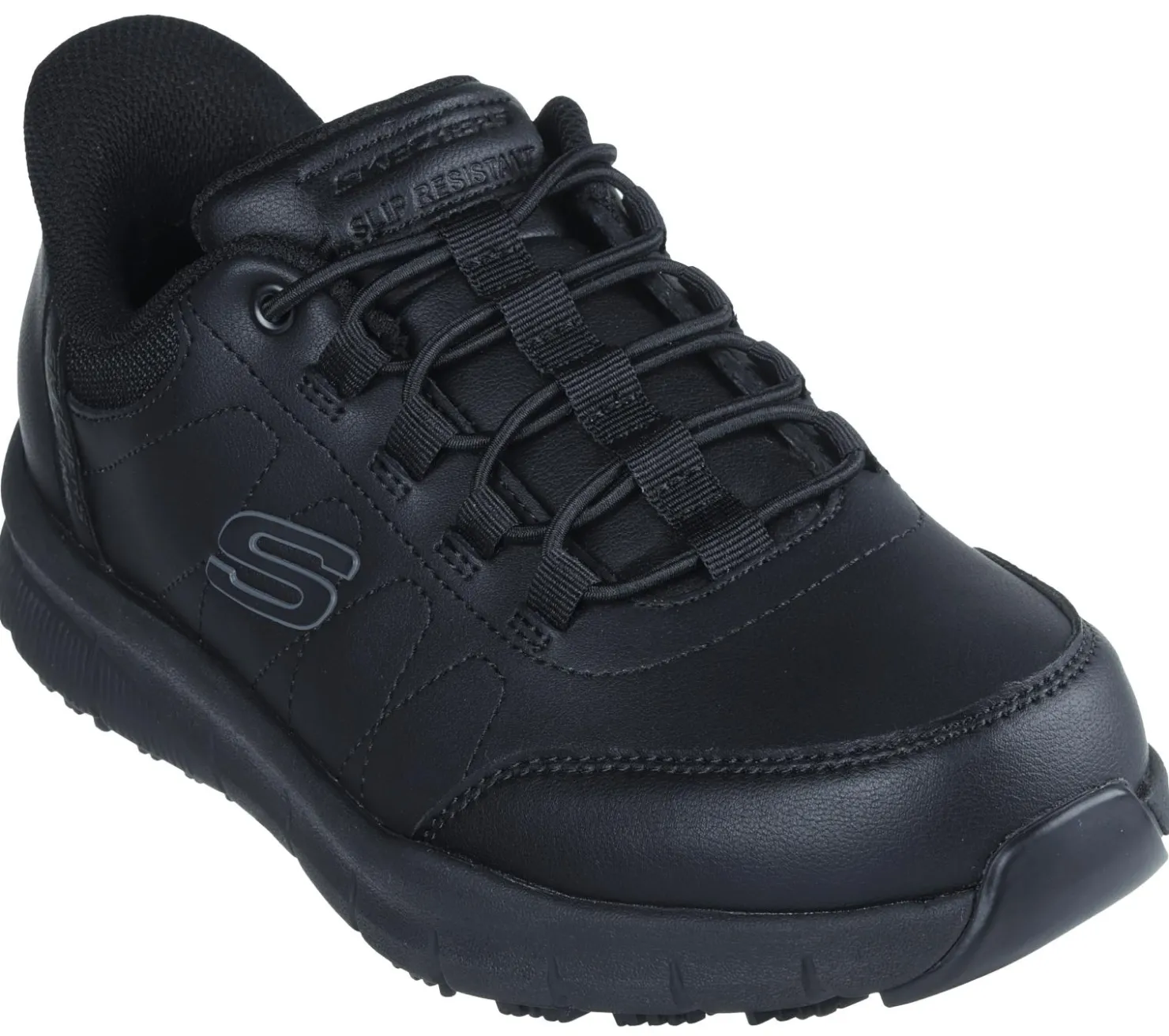 Work & Safety|Hands Free Slip-Ins<SKECHERS Slip-ins Work: Nampa - Knotly BLACK