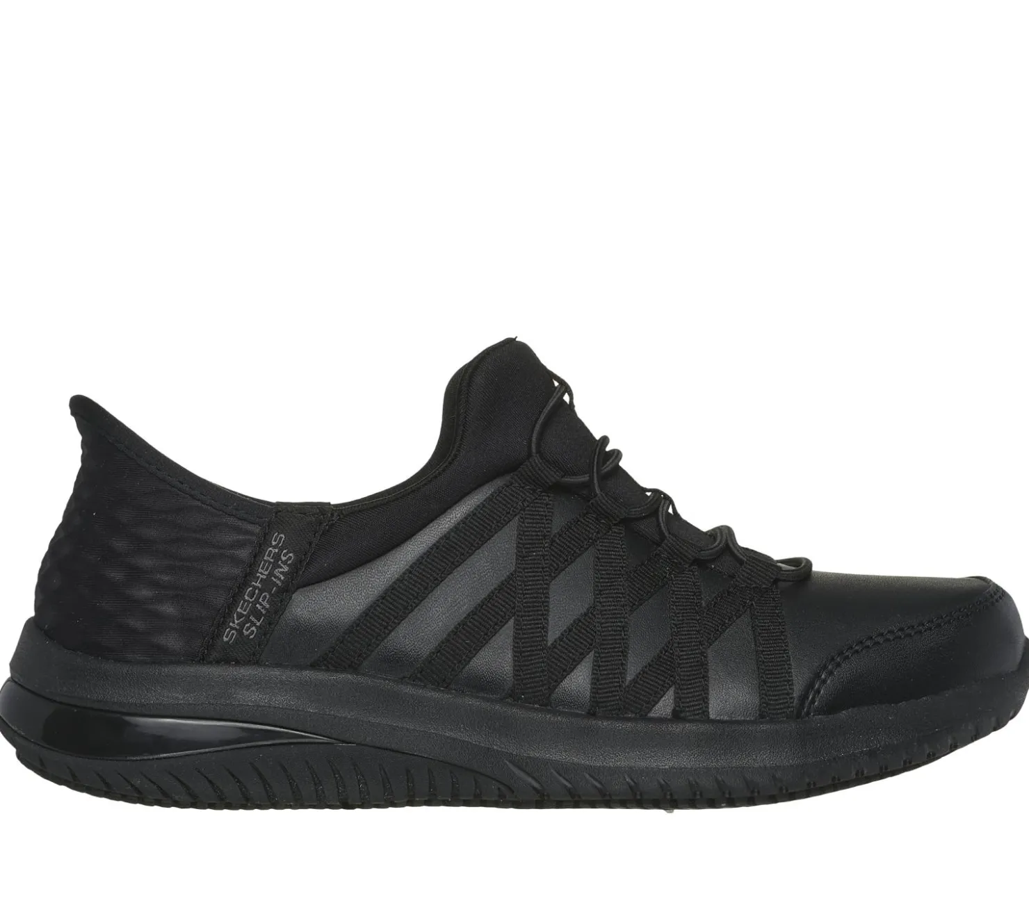 Work & Safety|Hands Free Slip-Ins<SKECHERS Slip-ins Work RF: Dantey - Parral BLACK