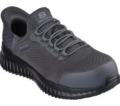 Work & Safety|Hands Free Slip-Ins<SKECHERS Slip-ins Work: Tilido - Troxin ESD CHARCOAL/BLACK