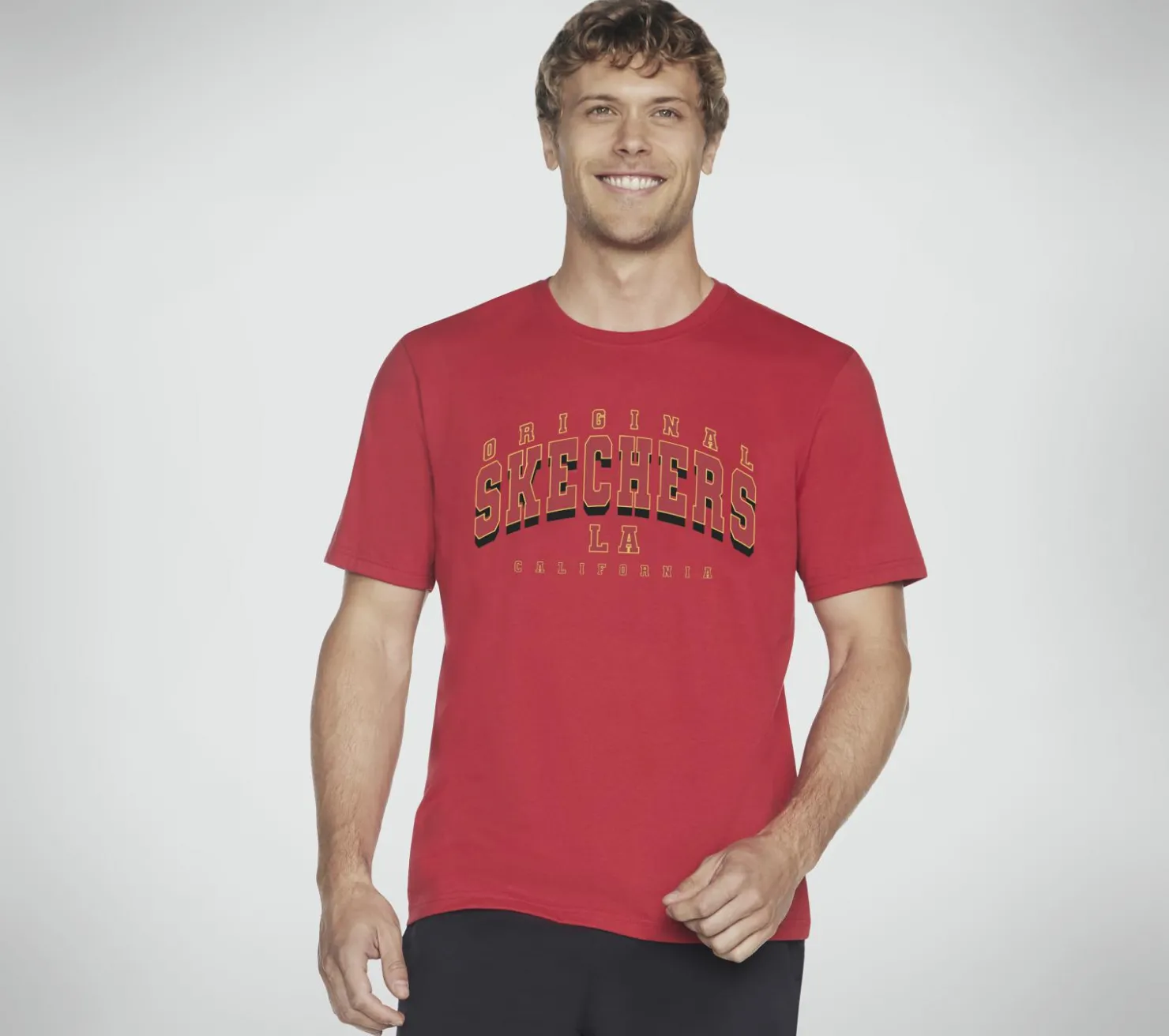 Tops|Tops<SKECHERS University Tee RED / RED