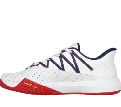 Lace Up|Athletic Sneakers<SKECHERS Viper Court Rally WHITE / NAVY
