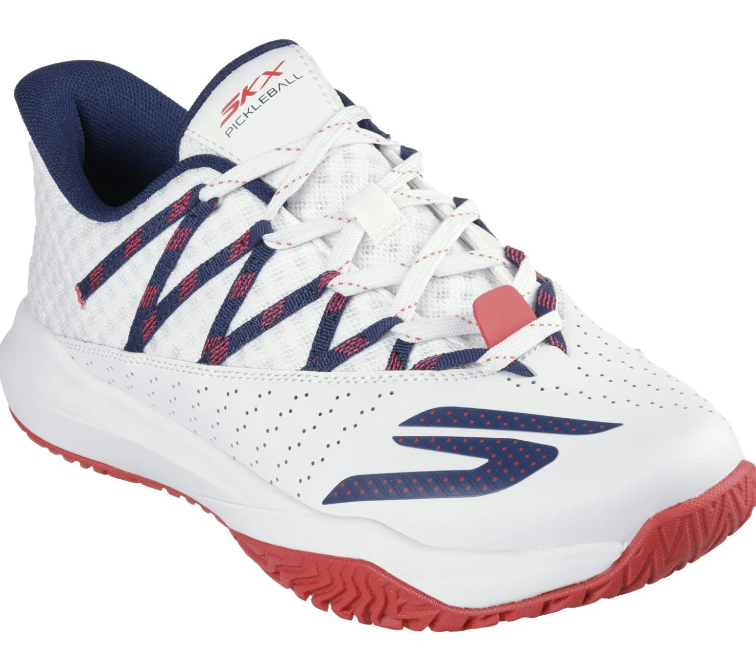 Lace Up|Athletic Sneakers<SKECHERS Viper Court Rally WHITE / NAVY