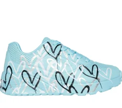 Lace Ups|Athletic Shoes & Sneakers<SKECHERS X JGoldcrown: Uno Lite - Metallic Love TURQUOISE / MULTI