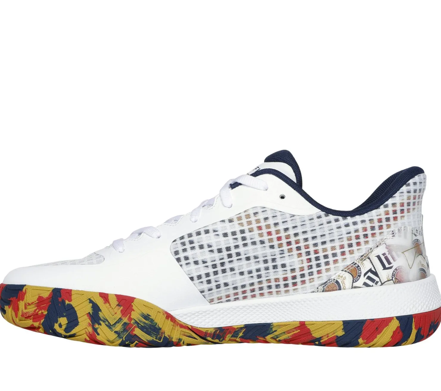 Lace Up|Athletic Sneakers<SKECHERS X Miller Lite Viper Court Pro LE WHITE / MULTI