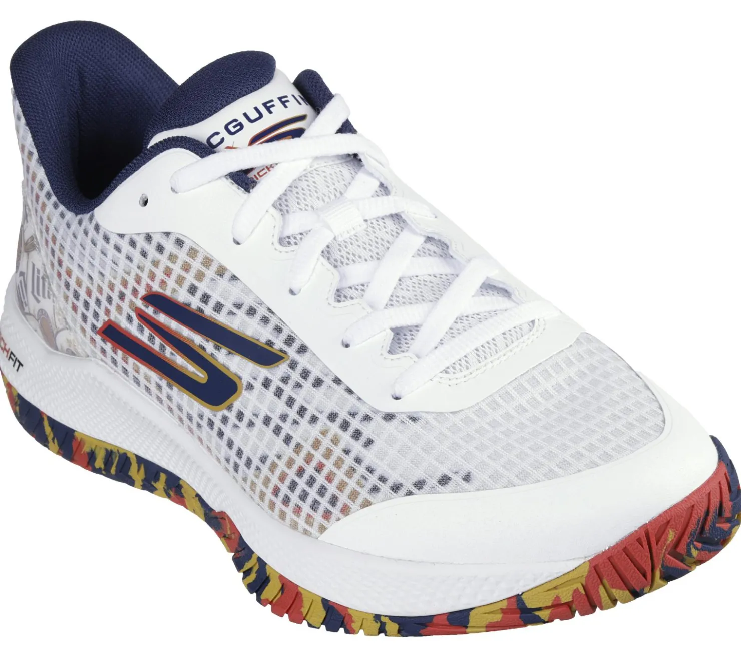 Lace Up|Athletic Sneakers<SKECHERS X Miller Lite Viper Court Pro LE WHITE / MULTI