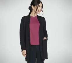 Tops|Tops<SKECHERS Skechluxe Renew Cardigan BLACK