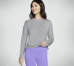 Tops|Tops<SKECHERS Skechluxe Renew Crew LIGHT GRAY