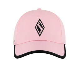 Hats|Hats<SKECHERS Skechweave Diamond Colorblock Hat PINK / SILVER