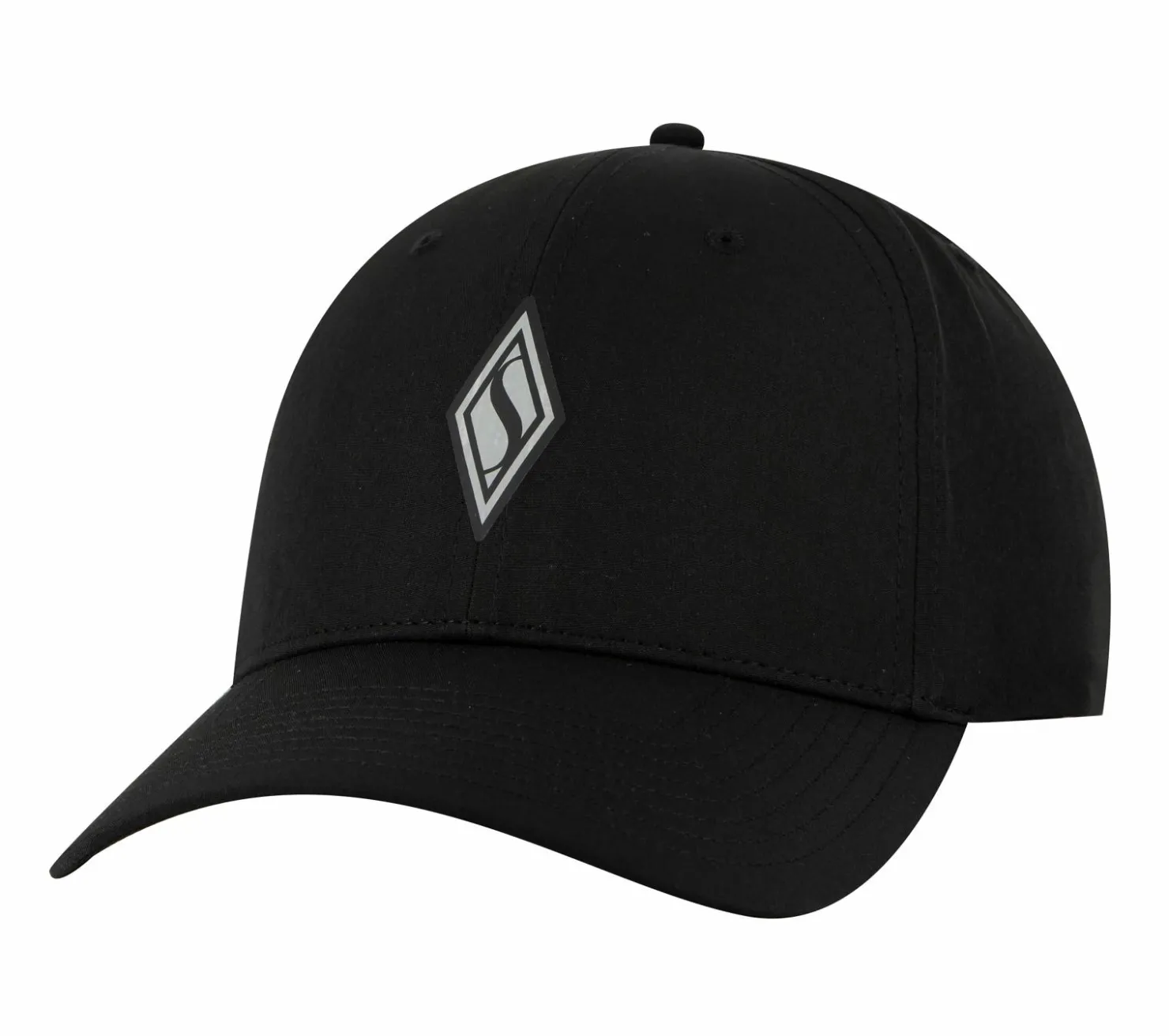 Hats|Accessories<SKECHERS SKECHWEAVE Diamond Snapback Hat BLACK