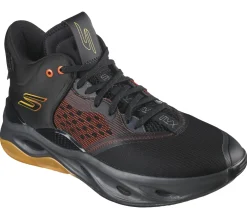 Lace Up|Athletic Sneakers<SKECHERS SKX FLOAT BLACK / ORANGE