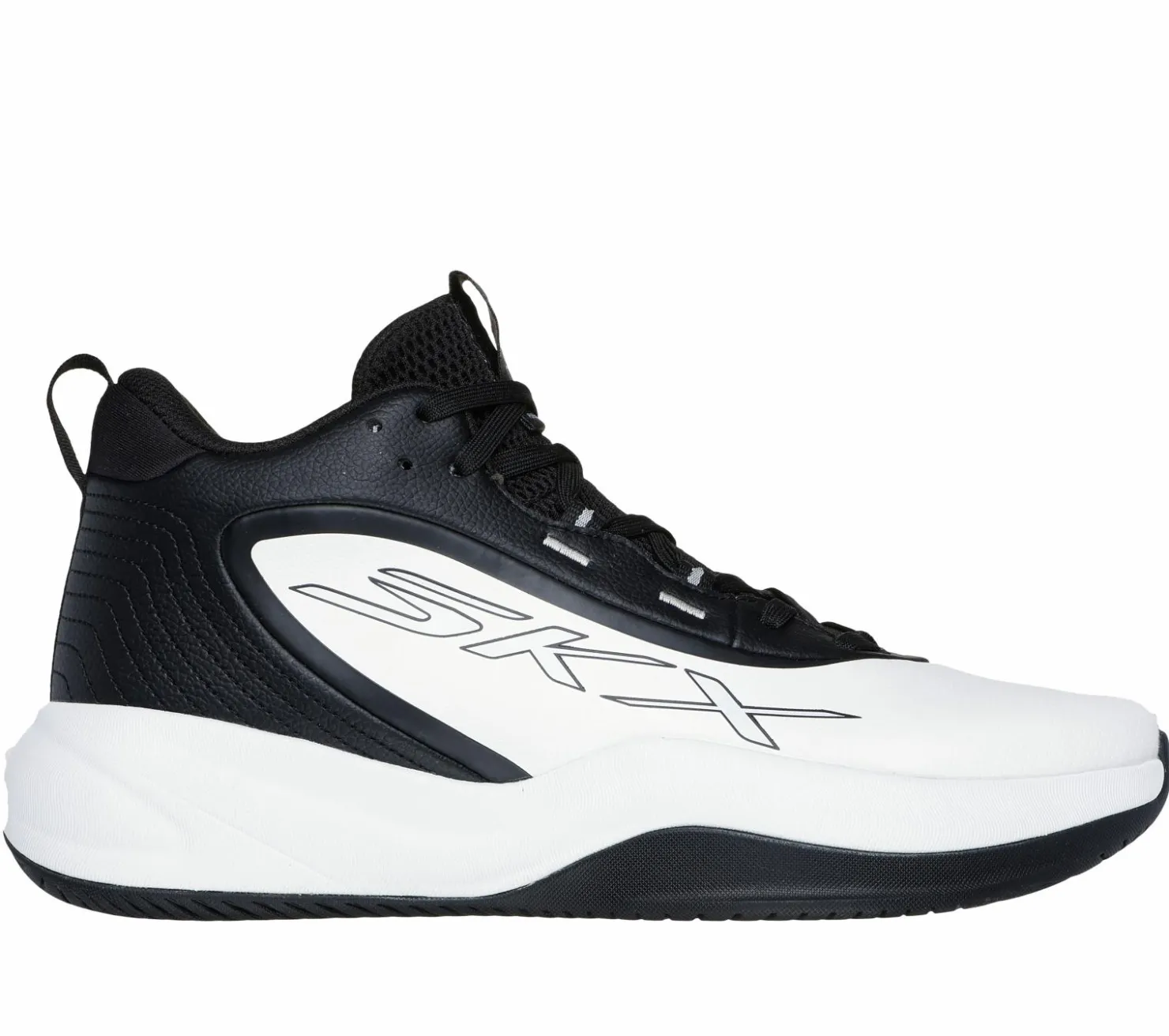 Lace Up|Athletic Sneakers<SKECHERS SKX LEAGUE WHITE / BLACK