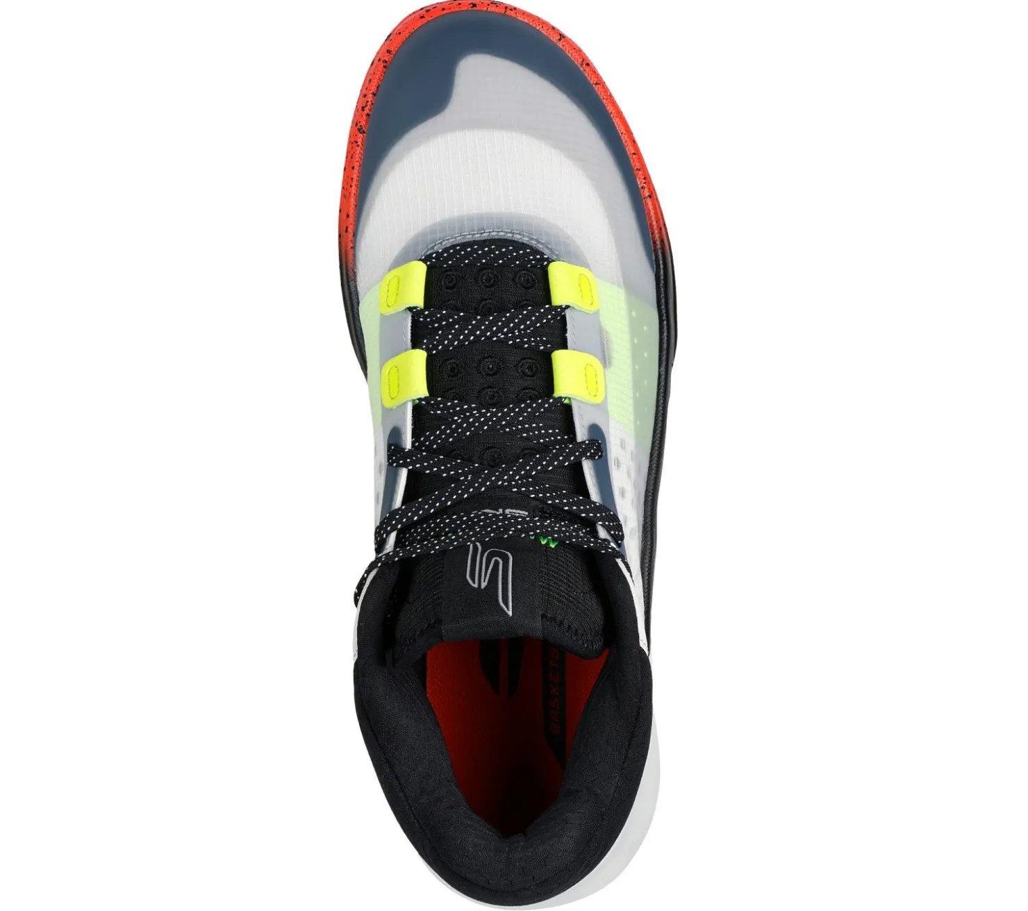 Lace Up|Athletic Sneakers<SKECHERS SKX RESAGRIP WHITE / BLACK / ORANGE