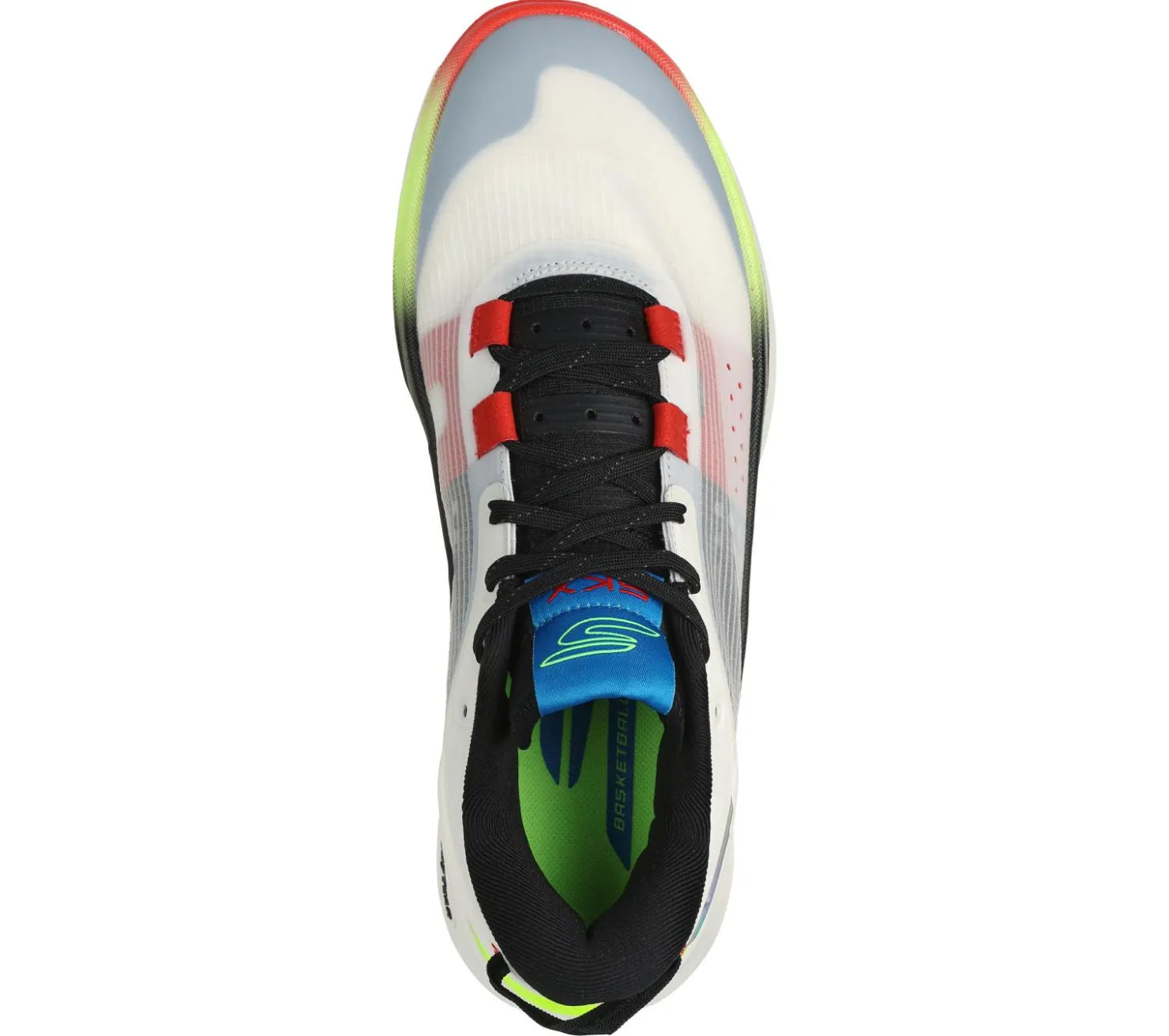 Lace Up|Athletic Sneakers<SKECHERS SKX RESAGRIP WHITE / BLACK / RED