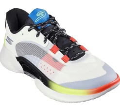 Lace Up|Athletic Sneakers<SKECHERS SKX RESAGRIP WHITE / BLACK / RED