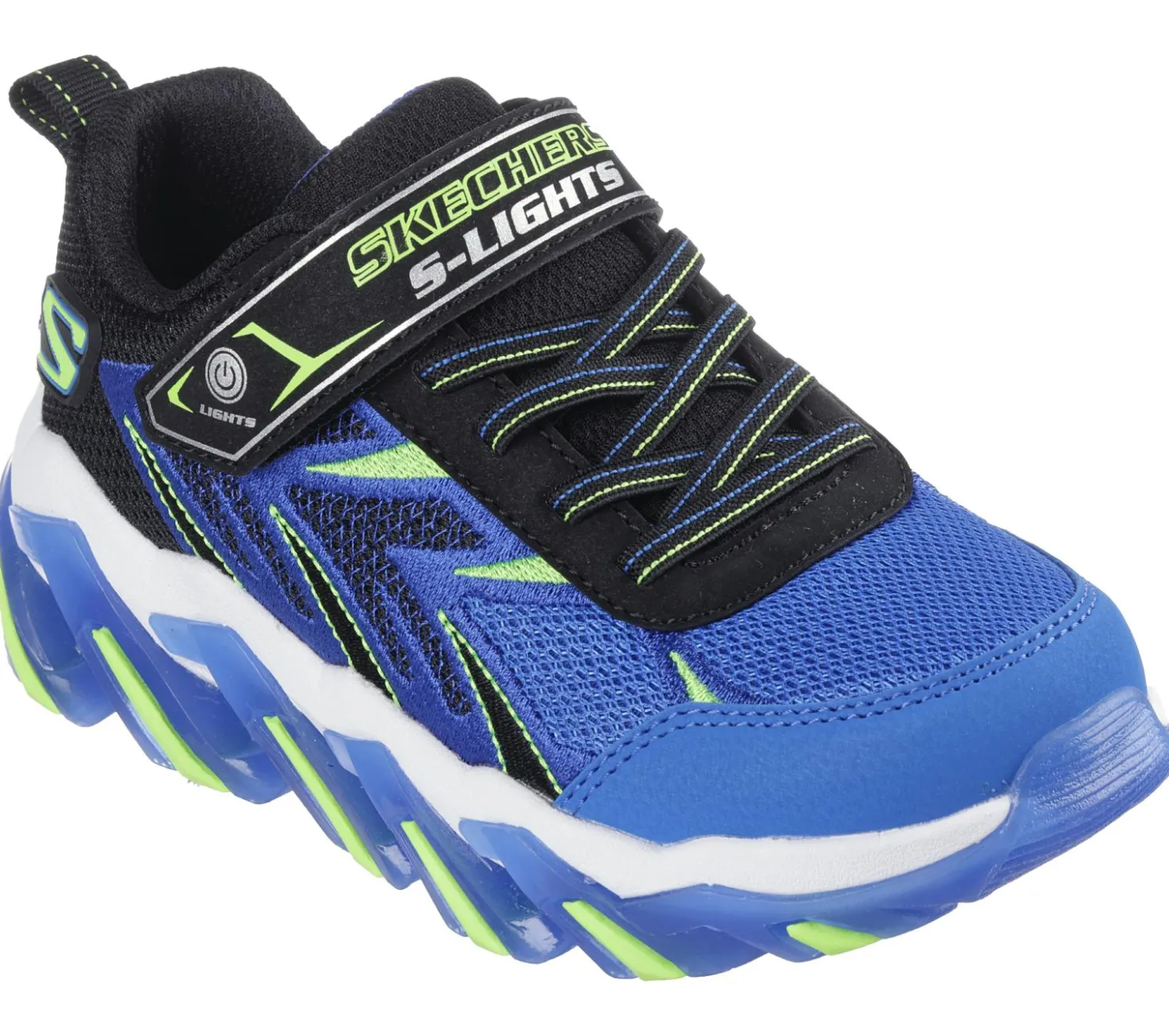 Light-Up|Athletic Shoes & Sneakers<SKECHERS S-Lights: Mega-Surge 2.0 BLACK / LIME