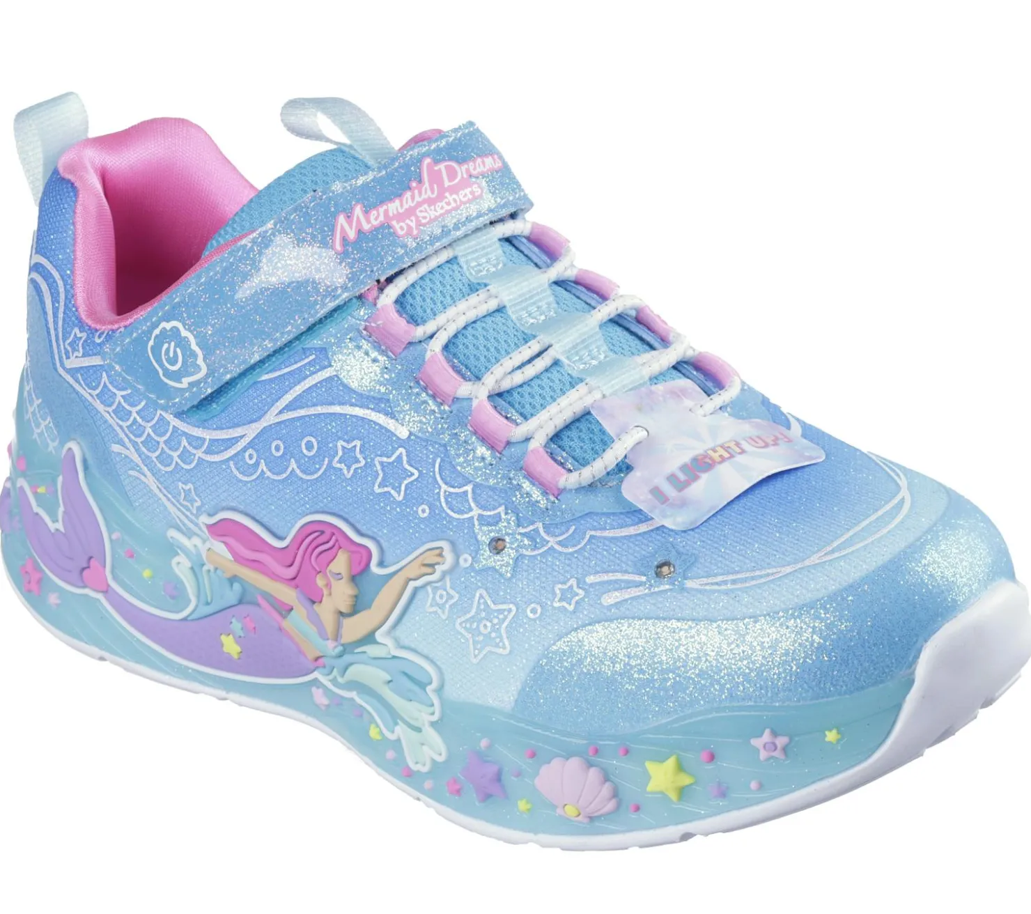 Light-Up<SKECHERS S-Lights: Mermaid Dreams BLUE / MULTI