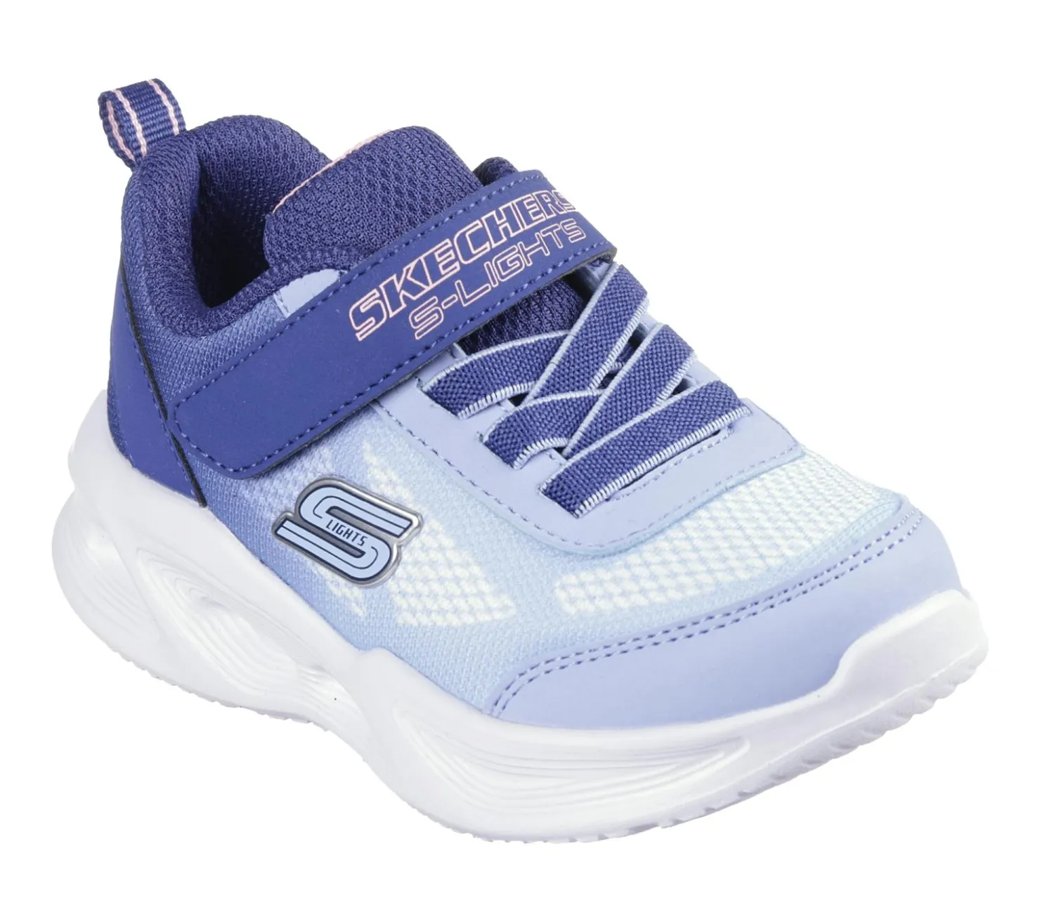 Light-Up|Athletic Shoes & Sneakers<SKECHERS S-Lights: Sola Glow - Ombre Deluxe NAVY / LIGHT BLUE