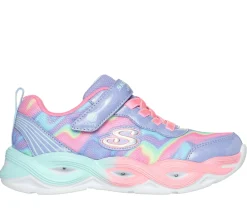 Light-Up<SKECHERS S-Lights: Twisty Glow - Sorbet Swirl PERIWINKLE / MULTI