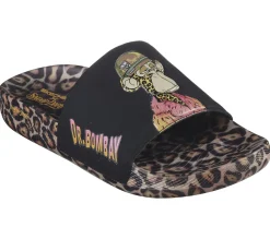 Sandals<SKECHERS Snoop Dogg: Hyper Slide - Dr. Bombay LEOPARD