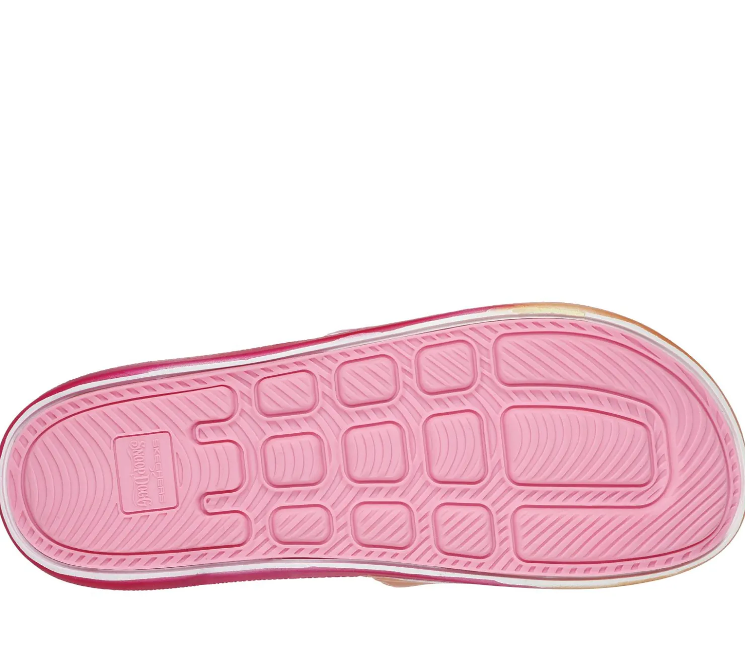 Sandals<SKECHERS Snoop Dogg: Low Slider - Bombay Pop Slide PINK / ORANGE