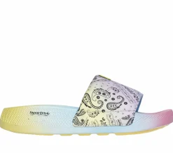 Sandals<SKECHERS Snoop Dogg: Low Slider - G-Slide PURPLE / MULTI