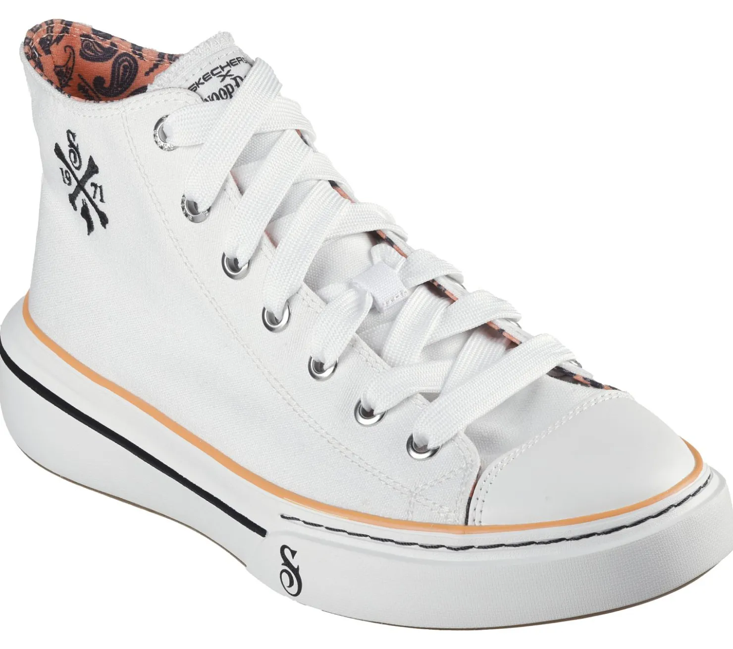 Canvas Shoes|Lace Up<SKECHERS Snoop Dogg: Snoop One - Doggy Bonez WHITE