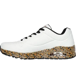 Lace Up|Casual Sneakers<SKECHERS Snoop Dogg: Uno - Dr. Bombay WHITE / LEOPARD