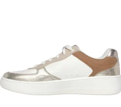 Lace Up<SKECHERS Sport Court 2.0 - Pretty Factor NATURAL / MULTI