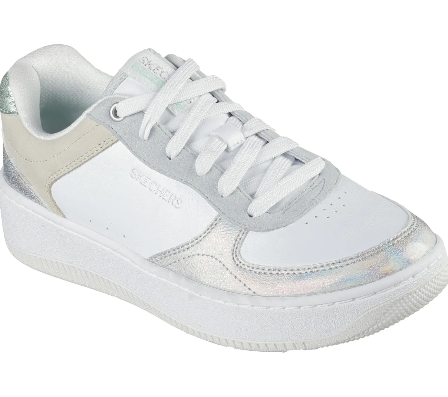 Casual Sneakers<SKECHERS Sport Court 2.0 - Pretty Factor WHITE / MULTI