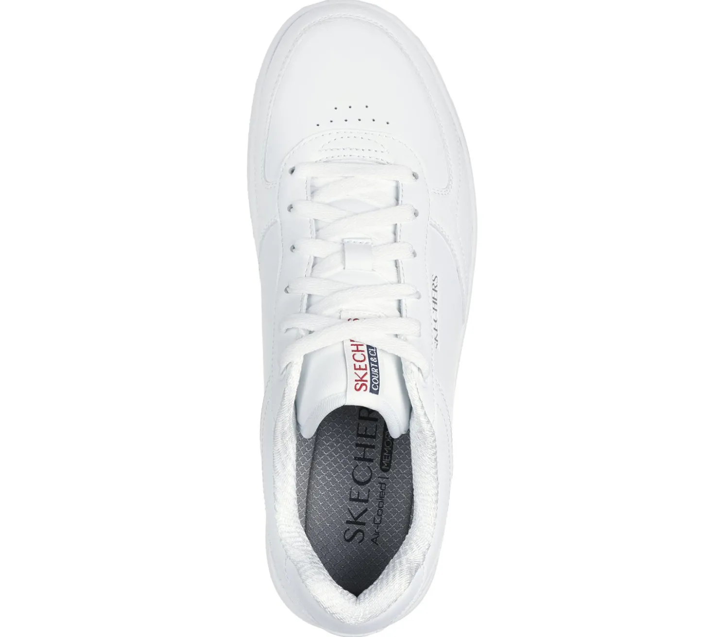 Lace Up|Casual Sneakers<SKECHERS Sport Court 2.0 - Rayde WHITE