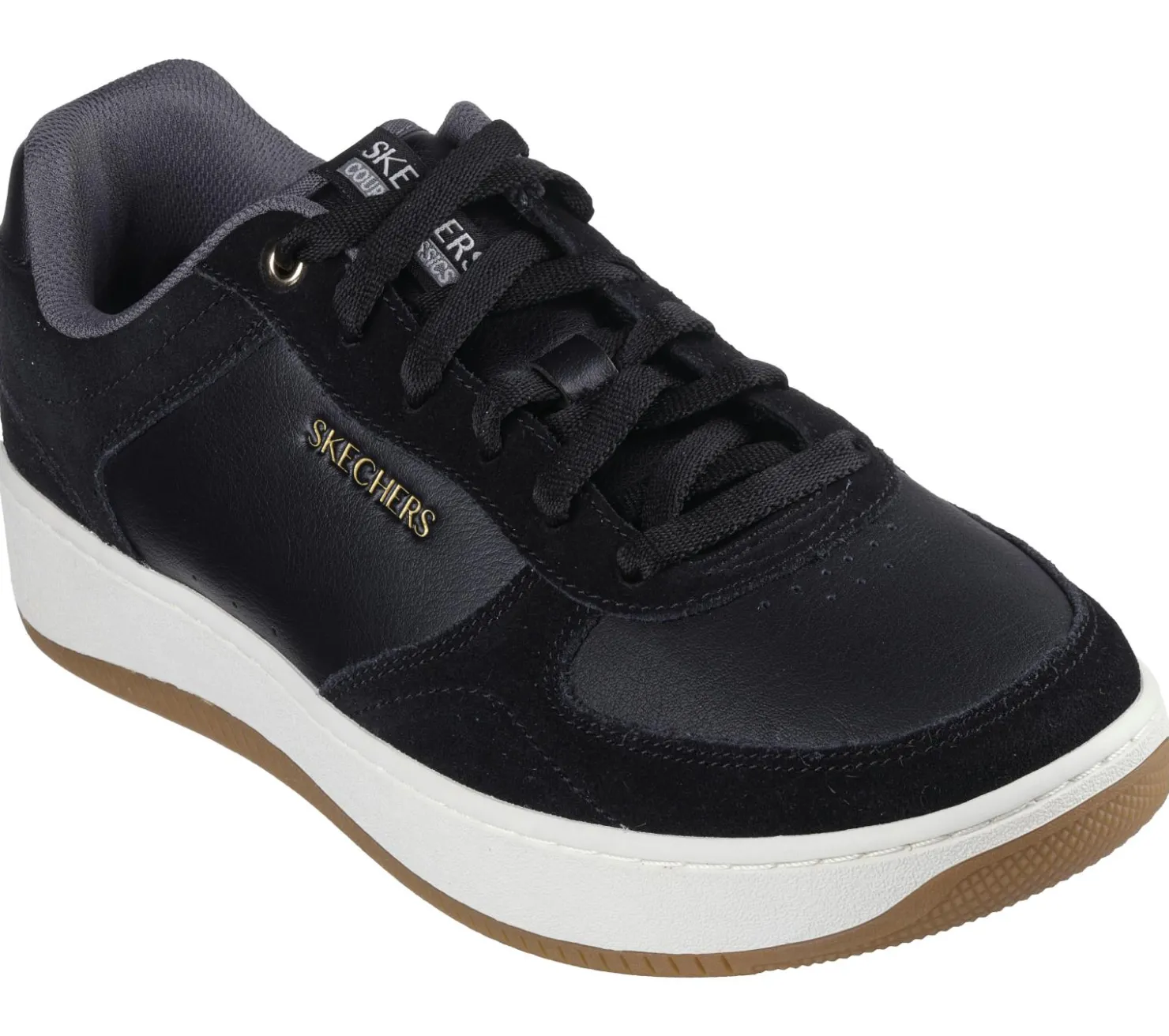 Lace Up|Casual Sneakers<SKECHERS Sport Court 2.0 - Yaros BLACK / NATURAL