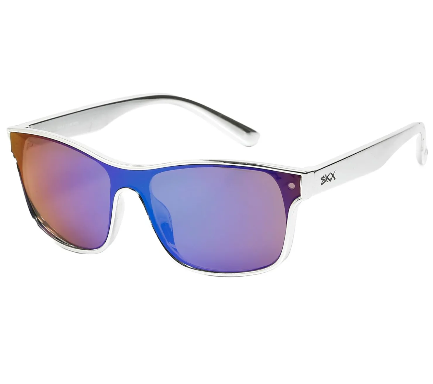 Sunglasses<SKECHERS Sport Wrap Sunglasses SILVER