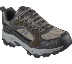 Lace Up|Athletic Sneakers<SKECHERS Stamina AT - Vintage Stitch OLIVE / BROWN