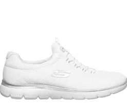 Athletic Sneakers<SKECHERS Summits WHITE / SILVER