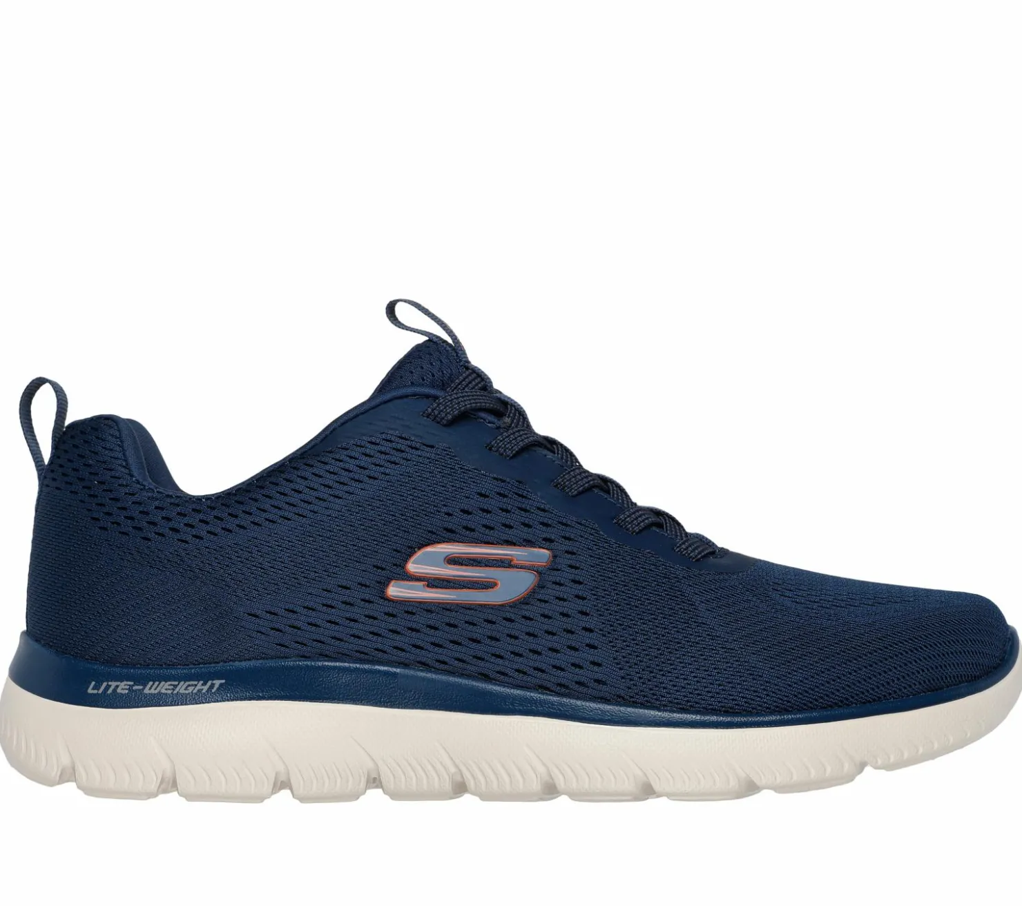Slip-Ons|Athletic Sneakers<SKECHERS Summits - Eckler NAVY / ORANGE
