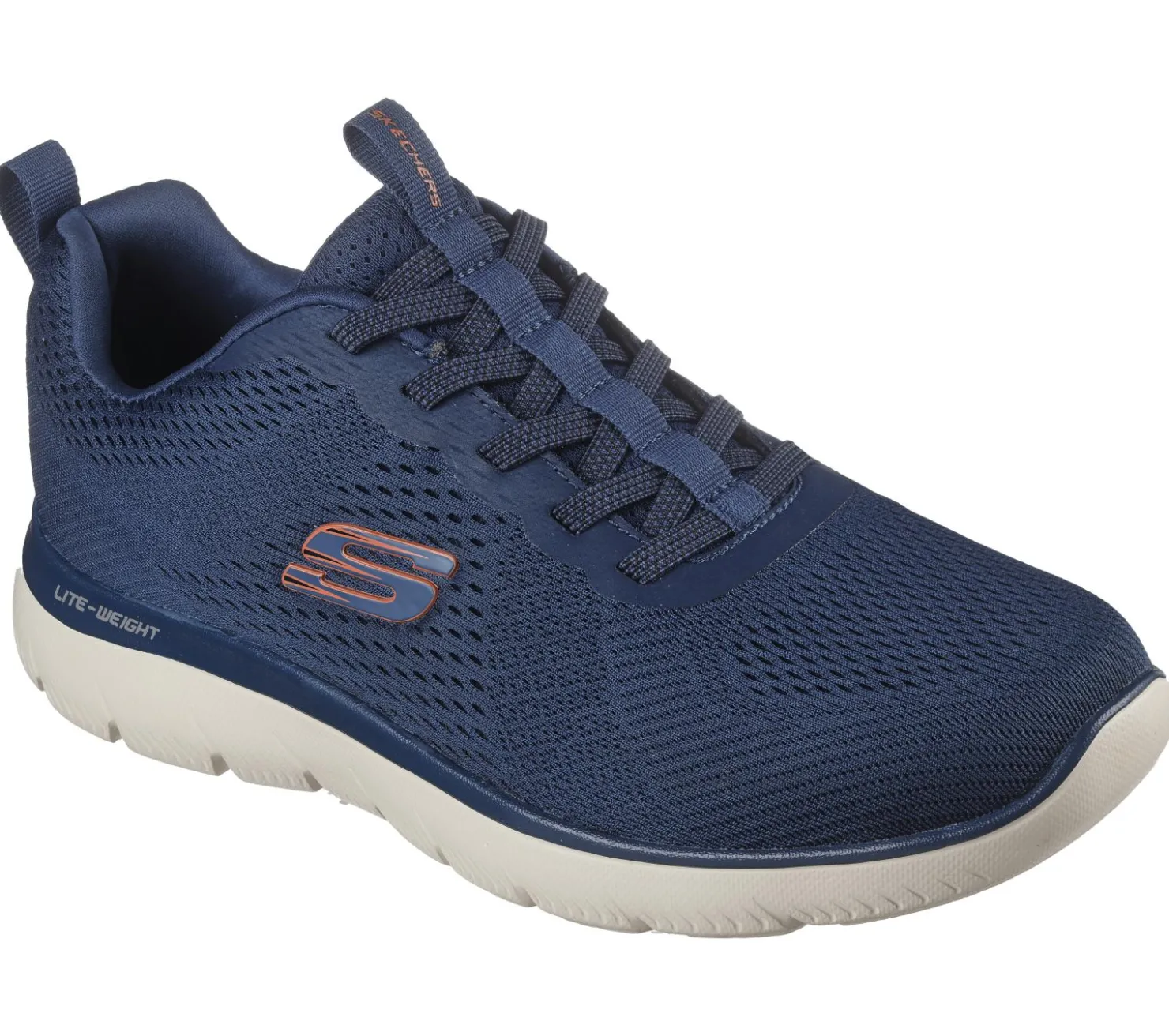 Slip-Ons|Athletic Sneakers<SKECHERS Summits - Eckler NAVY / ORANGE